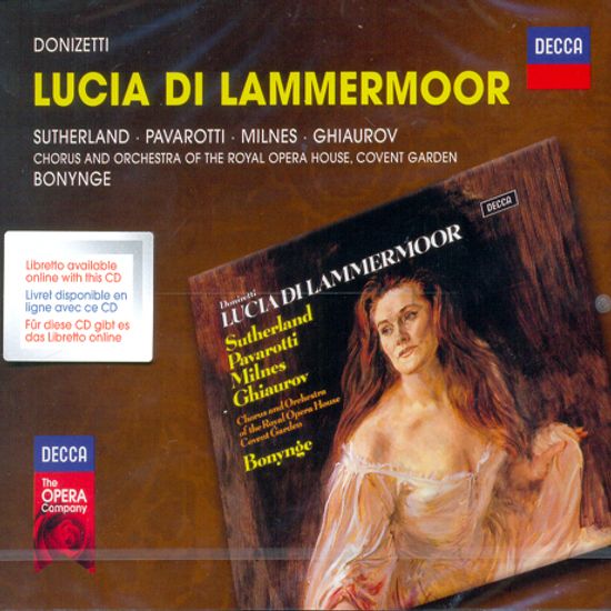 LUCIA DI LAMMERMOOR/ JOAN SUTHERLAND, RICHARD BONYNGE