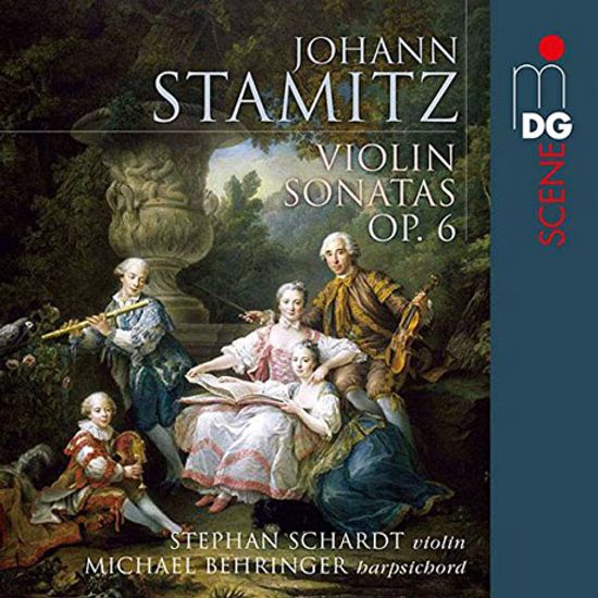 VIOLIN SONATAS OP.6/ STEFAN SCHARDT, MICHAEL BEHRINGER [SACD HYBRID] [슈타미츠: 바이올린소나타]
