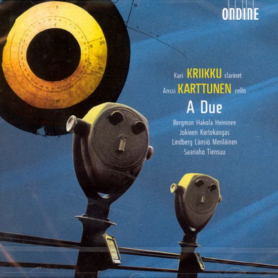 A DUE: DUOS FOR CLARINET AND CELLO/ ANSSI KARTTUNEN [듀오: 클라리넷과 첼로 듀오 작품집 - 카리 키리쿠, 안시 카르투넨]