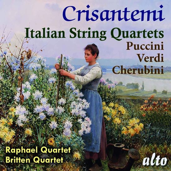 CRISANTEMI: ITALIAN STRING QUARTETS/ BRITTEN QUARTET, RAPHAEL QUARTET [베르디, 푸치니, 케루비니: 현악사중주 연주집 - 라파엘, 브리튼 사중주단]