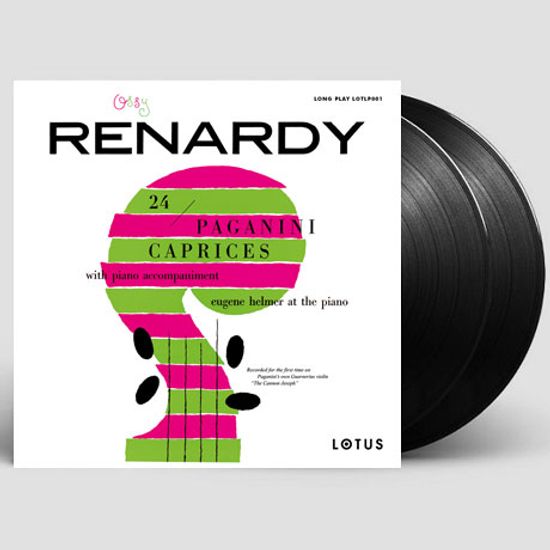 24 CAPRICES/ OSSY RENARDY [파가니니: 24 카프리스 (피아노 반주 버전) | 오시 레나디] [180G LP]