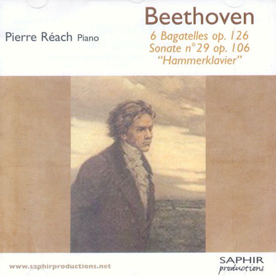 SONATE NO.29 OP.106 `HAMMERKLAVIER`/ PIERRE REACH