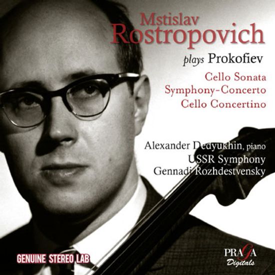 PLAYS PROKOFIEV: CELLO SONATA, SYMPHONY-CONCERTO, CONCERTINO/ GENNADI ROZHDESTVENSKY [므스티슬라프 로스트로포비치: 프로코피에프의 마지막 첼로 걸작]