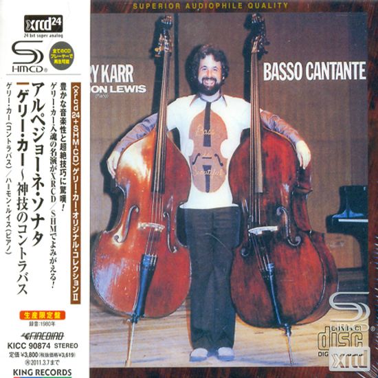 BASSO CANTANTE/ HARMON LEWIS [XRCD 24+SHM-CD] [게리 카: 노래하는 더블베이스]