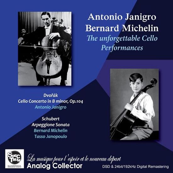 CELLO CONCERTOS & ARPEGGIONE SONATA/ ANTONIO JANIGRO, BERNARD MICHELIN [야니그로: 드보르작 첼로 협주곡 & 미슐랭: 슈베르트 아르페지오네 소나타] [넘버링 한정반] [핫트랙스 단독음반]