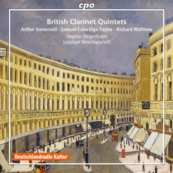 BRITISH CLARINET QUINTETS/ STEPHAN SIEGENTHALER [소머벨, 콜리지-테일러, 월튜: 클라리넷 5중주]