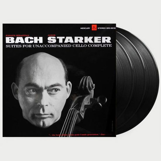 SUITES FOR UNACCOMPANIED CELLO/ JANOS STARKER [바흐: 무반주 첼로 조곡 - 야노스 슈타커] [180G LP]