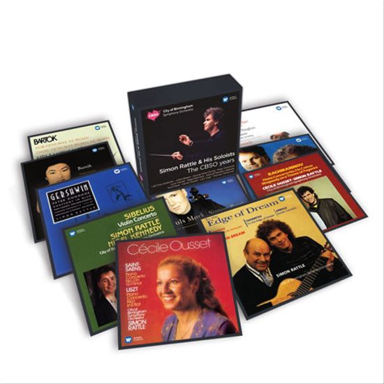 SIMON RATTLE & HIS SOLOISTS: THE CBSO YEARS [사이먼 래틀 & 버밍엄 심포니:  협주곡 녹음집] [한정반]