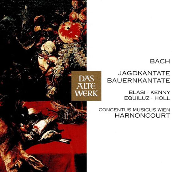 JAGDKANTATE, BAUERNKANTATE/ NIKOLAUS HARNONCOURT [DAS ALTE WERK] [바흐: 사냥 칸타타, 농부 칸타타]