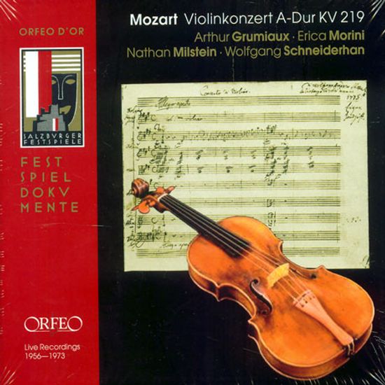 VIOLINKONZERT A-DUR KV 219 [LIVE RECORDINGS 1956-1973]