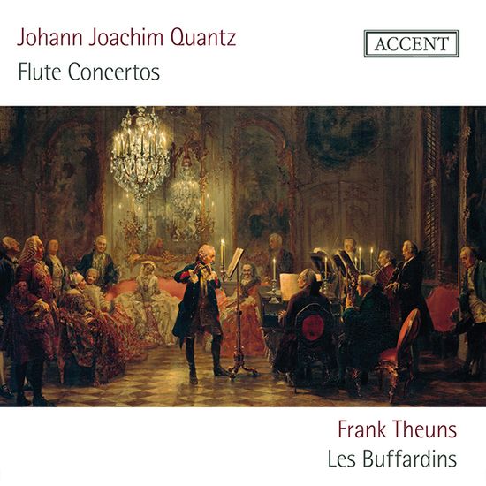 FLUTE CONCERTOS/ FRANK THEUNS, LES BUFFARDINS [크반츠: 플루트 협주곡집 - 프랑크 토인즈, 부파르댕]