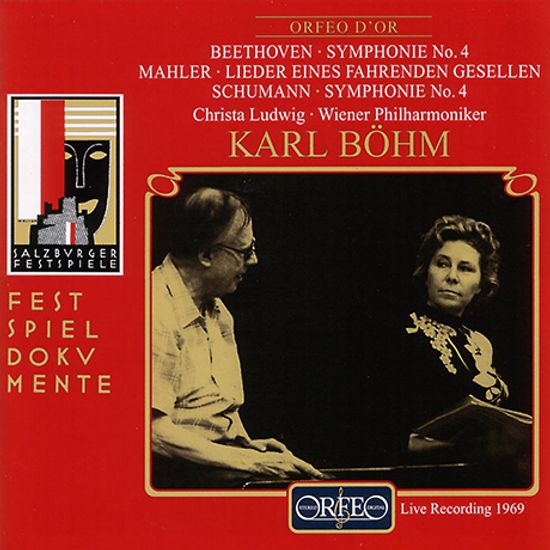 SYMPHONY NO.4, LIDER EINES FAHRENDEN GESELLEN, SYMPHONY NO.4/ KARL BOHM [베토벤 & 슈만: 교향곡 4번, 말러: 방황하는 젊은이의 노래 - 칼 뵘]