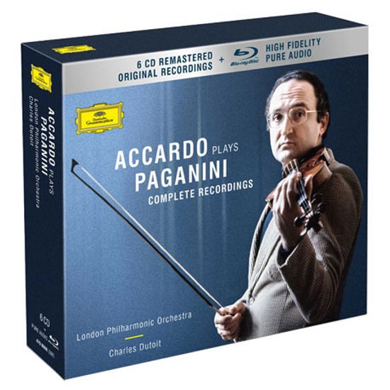 COMPLETE RECORDINGS: ACCARDO PLAYS/ CHARLES DUTOIT [6CD+BDA] [파가니니 녹음 전집: 아카르도, 뒤트와]