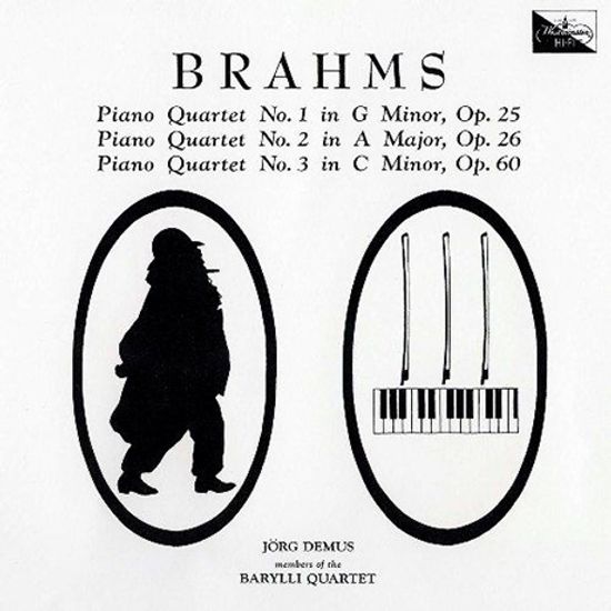PIANO QUARTETS NOS.1-3/ JORG DEMUS, BARYLLI QUARTET [UHQCD] [브람스: 피아노 사중주 - 데무스, 바릴리 사중주단]
