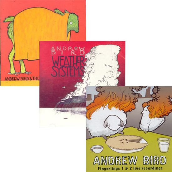 WEATHER SYSTEMS + ANDREW BIRD & THE MYSTERIOUS PRODUCTION OF EGGS + FINGERLINGS 1&2 LIVE RECORDINGS [3CD KOREA SPECIAL EDITION]