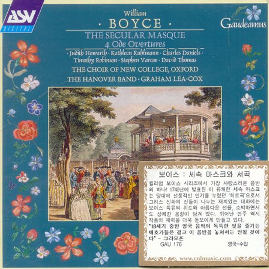 SECULAR MASQUE/ THE HANOVER BAND/ LEA-COX