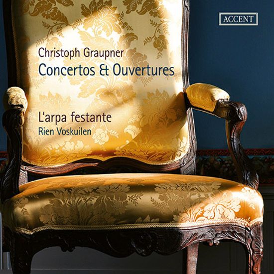 CONCERTOS & OUVERTURES/ L`ARPA FESTANTE, RIEN VOSKUILEN [그라우프너: 협주곡과 서곡 - 라르파 페스탄테, 포슈쿠일렌]