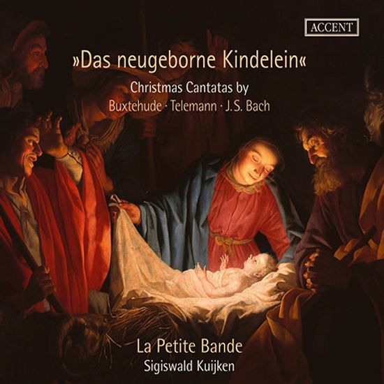 CHRISTMAS CANTATAS/ LA PETITE BANDE, SIGISWALD KUIJKEN [북스테후데, 텔레만, 바흐: 성탄 칸타타 - 라 프티트 방드, 카위컨]