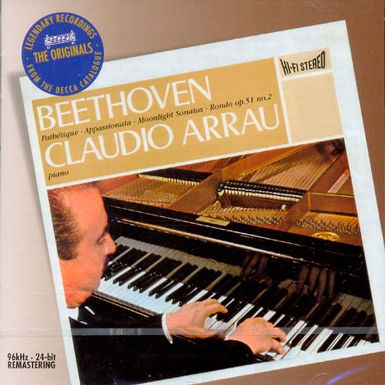 PIANO SONATAS/ CLAUDIO ARRAU [THE ORIGINALS]