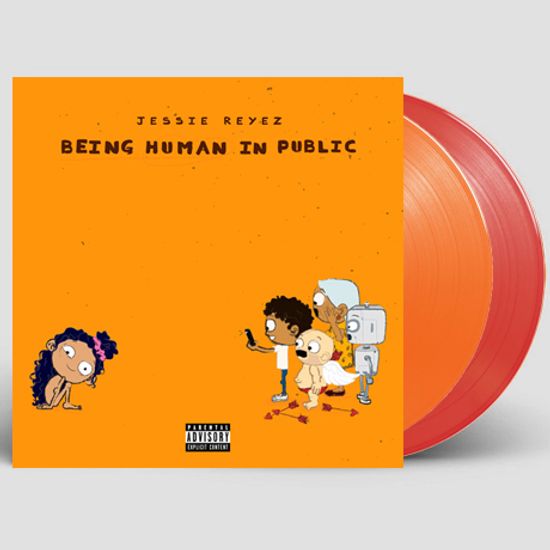 BEING HUMAN IN PUBLIC/ KIDDO [ORANGE & RED] [LP]