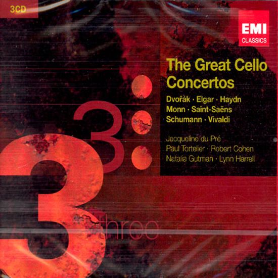 THE GREAT CELLO CONCERTOS/ NATALIA GUTMAN, LYNN HARRELL, PAUL TORTELIER, JACQUELINE DU PRE, 장한나