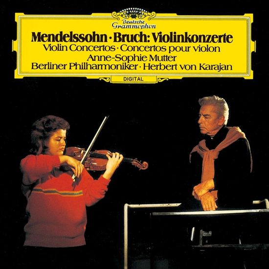 VIOLIN CONCERTOS/ ANNE-SOPHIE MUTTER, HERBERT VON KARAJAN [SHM-CD] [멘델스존 & 브루흐: 바이올린 협주곡 - 무터 & 카라얀]