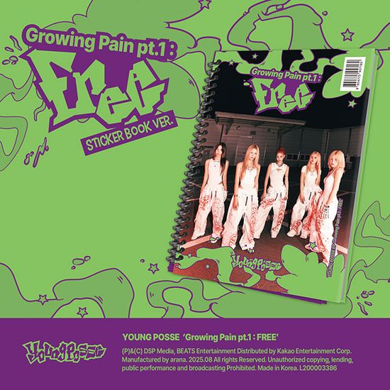 GROWING PAIN PT.1 : FREE [EP] [STICKER BOOK VER]