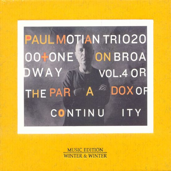 ON BROADWAY VOL.4: THE PARADOX OF CONTINU