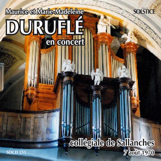 EN CONCERT [모리스 & 마리-마들렌느 뒤뤼플레: 1970년 살랑슈 콘서트실황]