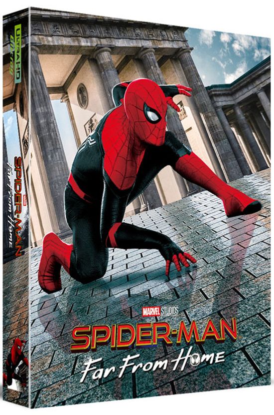 스파이더맨: 파 프롬 홈 4K UHD+3D+BD [A1 풀슬립 스틸북 넘버링 한정판] [SPIDER-MAN: FAR FROM HOME]