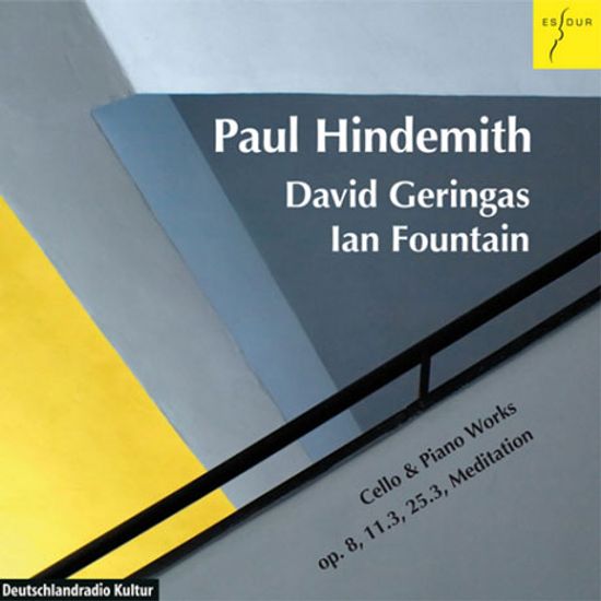 CELLO & PIANO WORKS OP.8, 11.3, 25.3, MEDITATION/ DAVID GERINGAS, IAN FOUNTAIN [힌데미트: 첼로 소나타 & 명상곡 외]