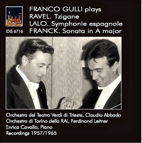 RAVEL, LALO, FRANCK/ CLAUDIO ABBADO [프랑코 굴리: 랄로: 스페인 교향곡 & 라벨 <찌간느> 외]