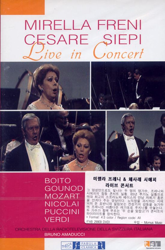 FRENI/ SIEPI LIVE IN CONCERT [미렐라 프레니 & 체사레 시에피 라이브 콘서트]