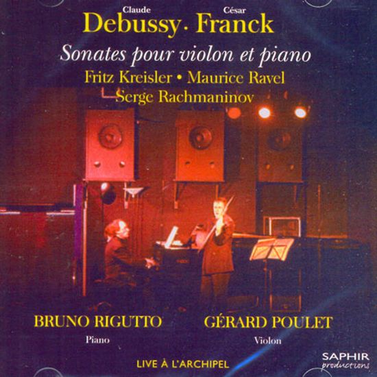 SONATES POUR VIOLIN ET PIANO/ GERARD POULET/ BRUNO RIGUTTO