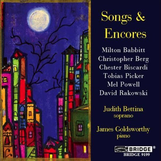 SONGS & ENCORES/ JUDITH BETTINA, JAMES GOLDSWORTHY