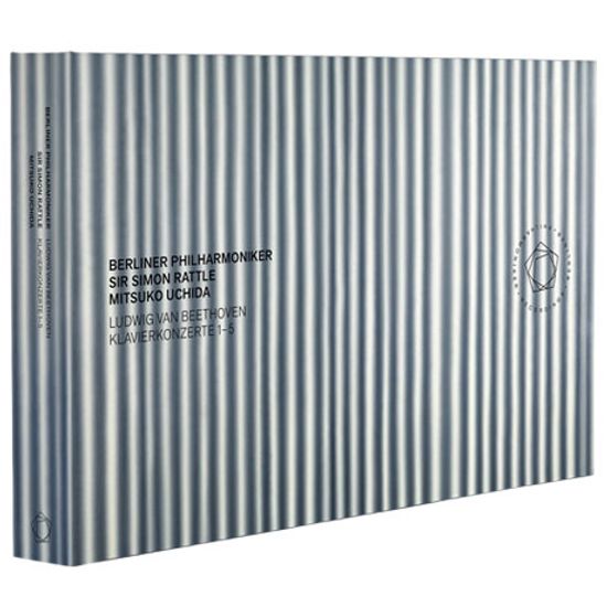 PIANO CONCERTO 1-5/ MITSUKO UCHIDA, SIMON RATTLE [3CD+2BD] [베토벤: 피아노 협주곡 - 우치다, 래틀]