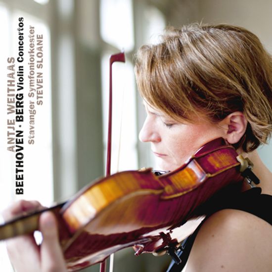 VIOLIN CONCERTOS/ ANTJE WEITHAAS, STEVEN SLOANE [베토벤 & 베르크: 바이올린 협주곡]