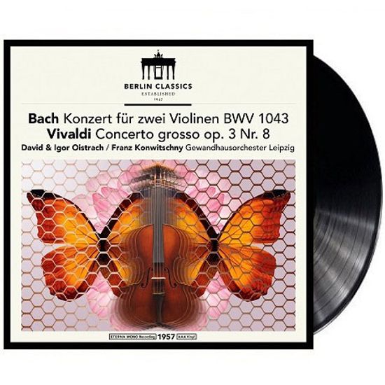 CONCERTOS FOR 2 VIOLIN/ DAVID OISTRAKH, IGOR OISTRAKH, FRANZ KONWITSCHNY [LP] [바흐 & 비발디: 두 대의 바이올린을 위한 협주곡 - 오이스트라흐 부자]
