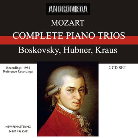 COMPLETET PIANO TRIOS/ WILLI BOSKOVSKY, NIKOLAUS HUBNER, LILI KRAUS