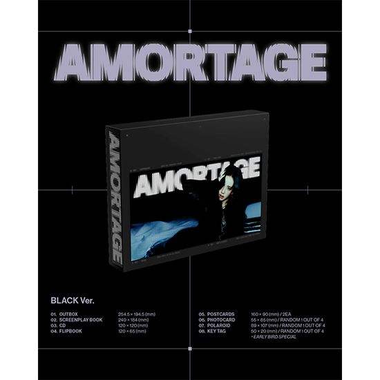 MINI ALBUM [AMORTAGE] [EXCLUSIVE EDITION] [BLACK VER]