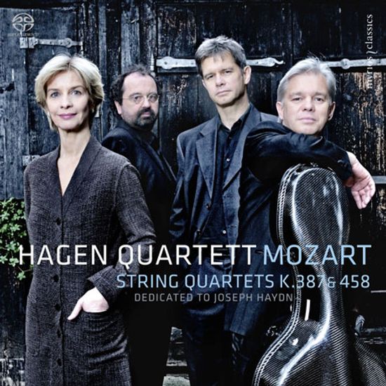STRING QUARTETS KV.387 & 458 - DEDICATED JOSEPH HAYDN/ HAGEN QUARTET [SACD HYBRID] [하겐 콰르텟: 모차르트 현악 사중주]