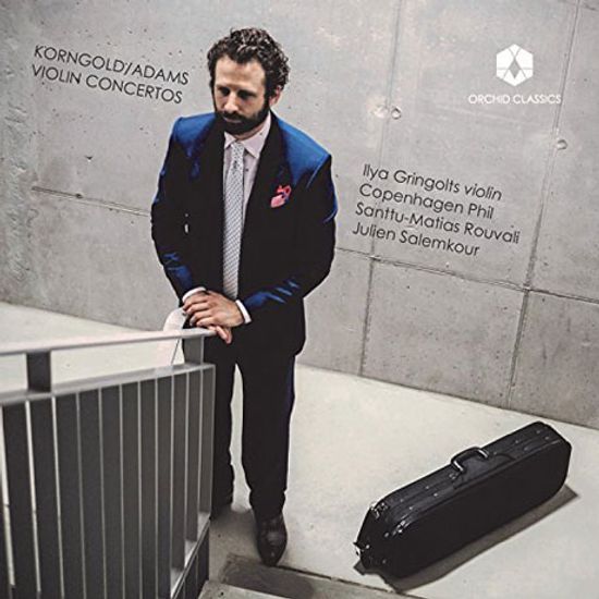 VIOLIN CONCERTOS/ ILYA GRINGOLTS, JULIEN SALEMKOUR [코른골트: 바이올린 협주곡 D장조 & 존 애덤스: 바이올린 협주곡]