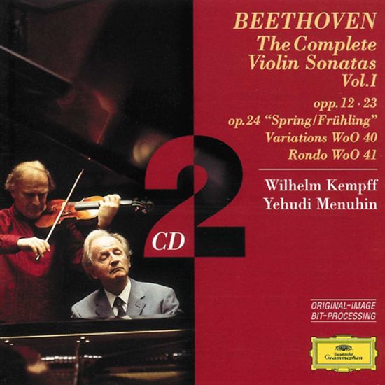VIOLIN SONATAS VOL.1/ WILHELM KEMPFF, YEHUDI MENUHIN [베토벤: 바이올린 소나타 1집 - 메뉴힌, 켐프]