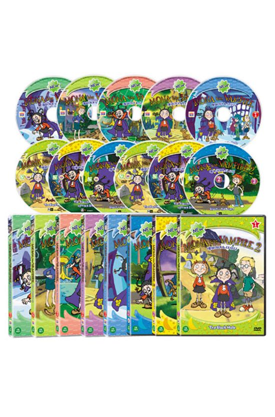 뱀파이어 소녀 모나 1+2집 11종세트 [5DVD+3CD] [NEW MONA THE VAMPIRE]