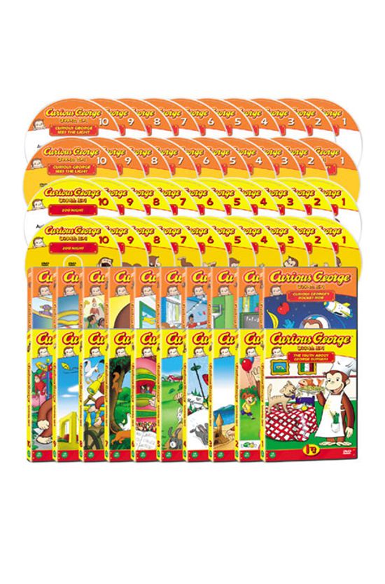 큐리어스 조지 1+ 2집 40종세트 [20DVD+20CD] [CURIOUS GEORGE]