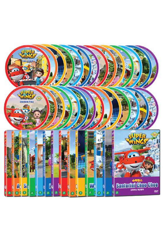 슈퍼윙스 1+2집 28종세트 [14DVD+14CD] [SUPER WINGS]