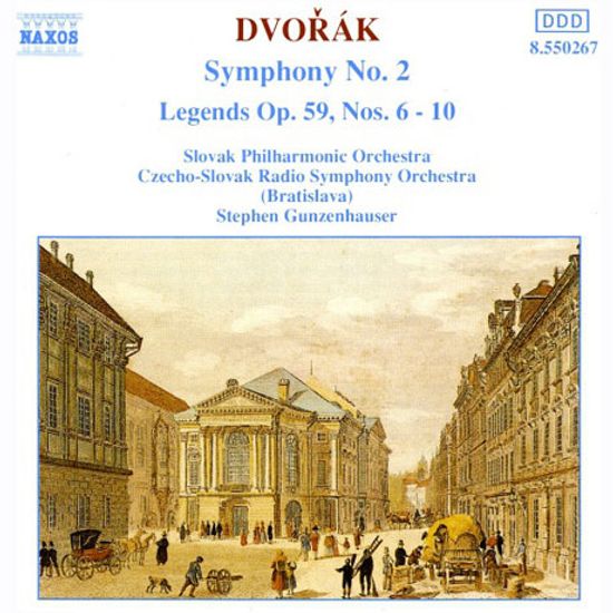SYMPHONY NO.2 & LEGENDS OP.59, NOS.6-10/ STEPHEN GUNZENHAUSER [드보르작: 교향곡 2번, 전설]
