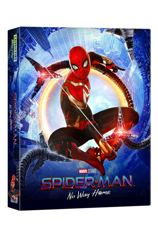 스파이더맨: 노 웨이 홈 4K UHD+BD [A1 풀슬립 스틸북 넘버링 한정판] [SPIDER-MAN: NO WAY HOME]
