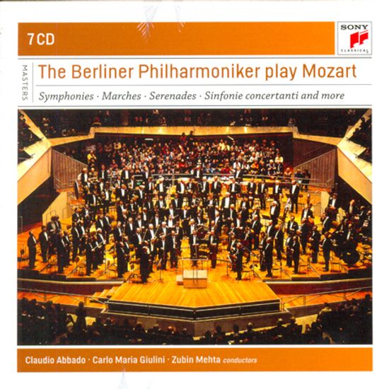 THE BERLINER PHILHARMONIKER PLAY MOZART/ ZUBIN METHA [MASTERS]