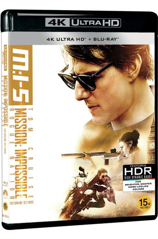 미션 임파서블 5: 로그 네이션 [4K UHD+BD] [MISSION IMPOSSIBLE: ROGUE NATION]